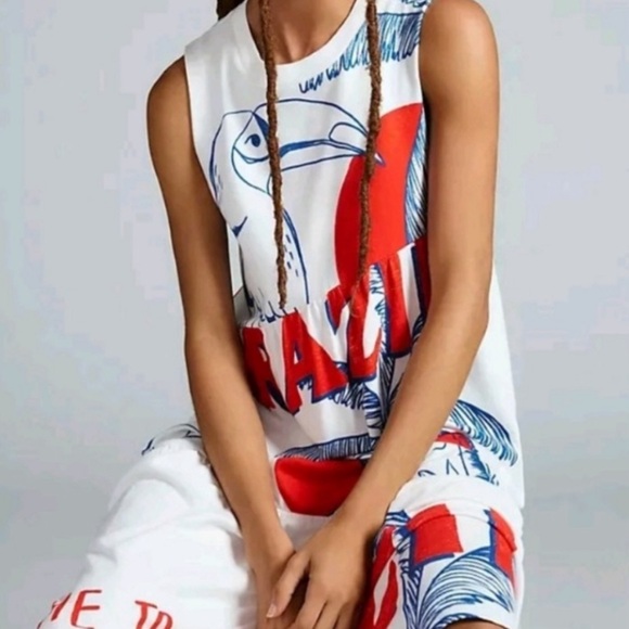 FARM for Anthropologie Welcome To Brazil Midi Dress - Picture 5 of 5